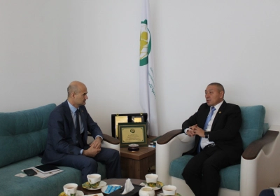 Directeur général de l’IOFS, ambassadeur Askar Mussinov reçoit S.E. Dr. Jaber Al-Tamimi, Chargé d'Affaires de la République d'Irak auprès de la République du Kazakhstan