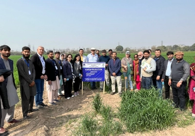 Formation pratique sur les technologies de sélection de blé au Pakistan