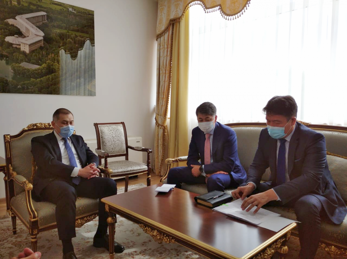 Director-General of IOFS spoke about the current state of affairs with the Kazakh government officials
