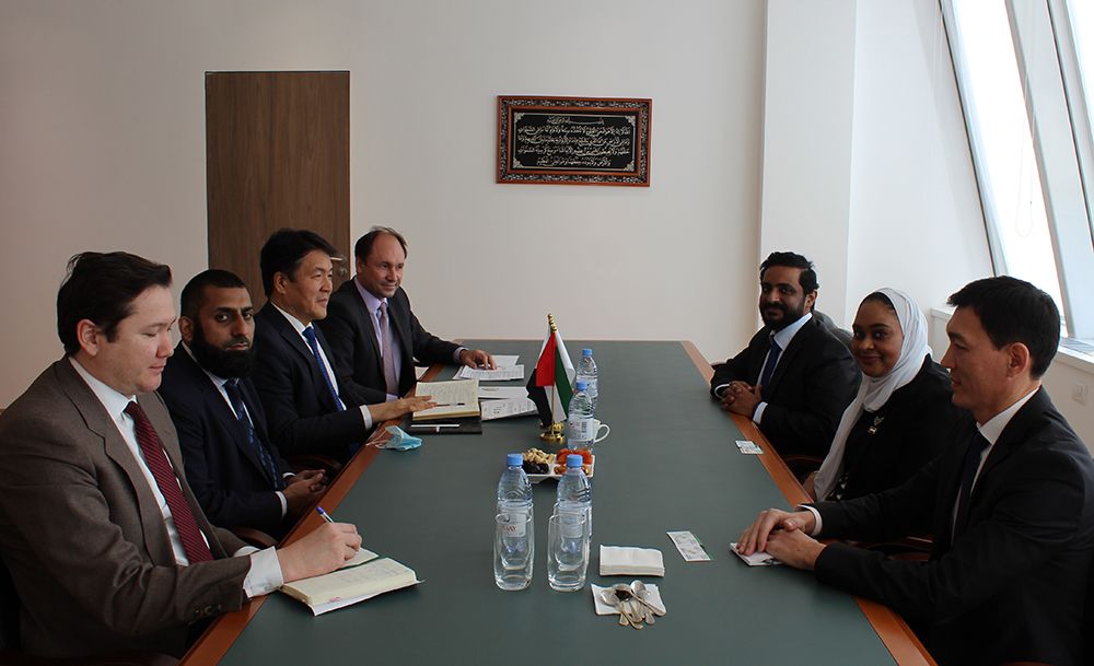 IOFS discussed its recent activities with representatives of the UAE Embassy