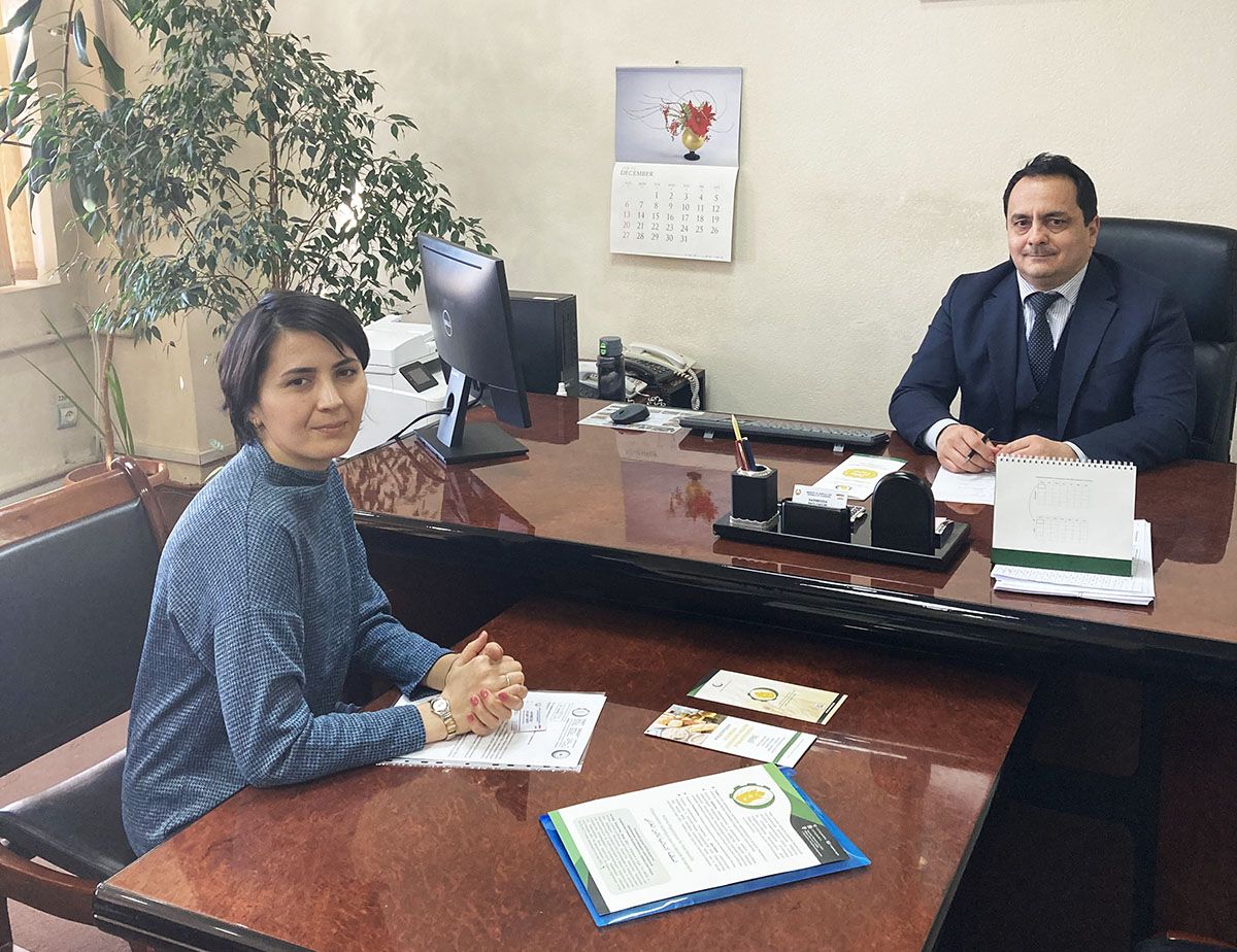 IOFS Program Manager meets with First Deputy Minister of Agriculture of Tajikistan