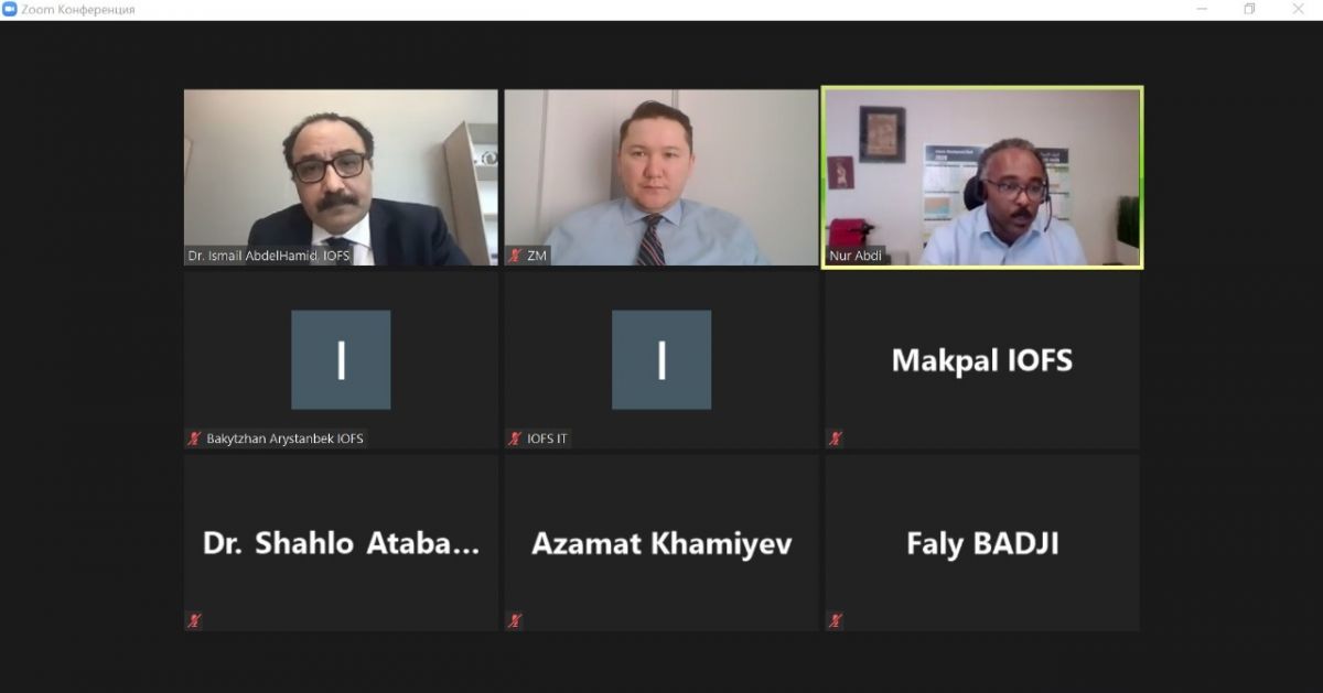 The professionals of IOFS had an online meeting with the IsDB team