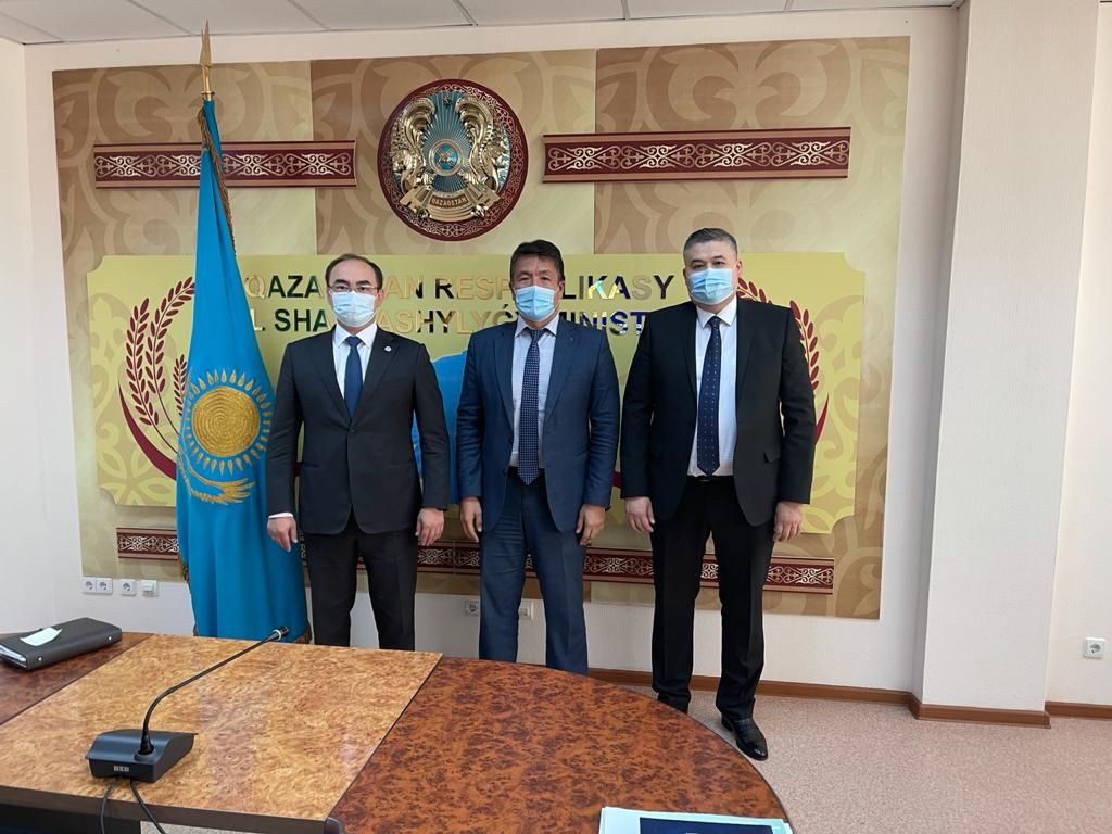 Director General meets Vice Minister of Agriculture of the Republic of Kazakhstan