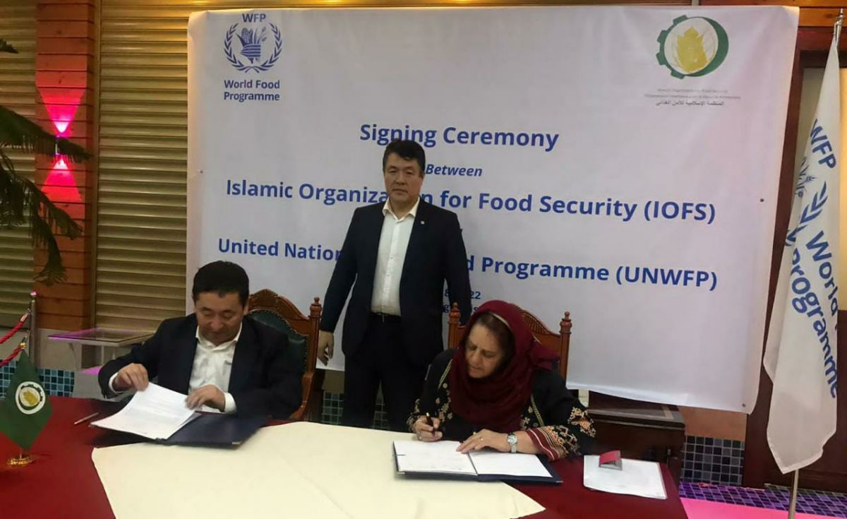 IOFS signs Memorandum of Understanding with World food program Afghanistan and continue holding high level meetings