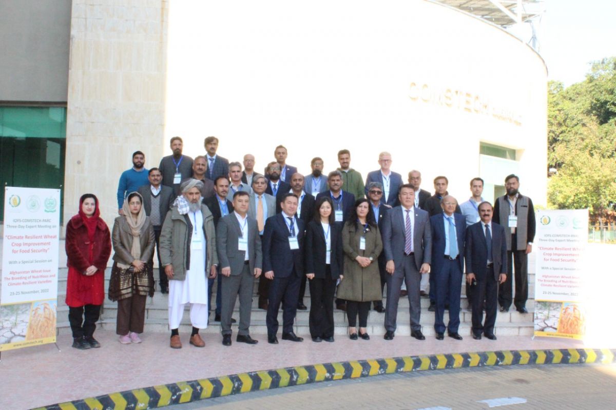 IOFS-COMSTECH-PARC THREE-DAY EXPERT MEETING ON “CLIMATE RESILIENT WHEAT CROP IM-PROVEMENT FOR FOOD SECURITY” WITH THE SPECIAL SESSION ON AFGHANISTAN WHEAT ISSUE: THE BREEDING OF NUTRITIOUS AND CLIMATE-RESILIENT VARIETIES