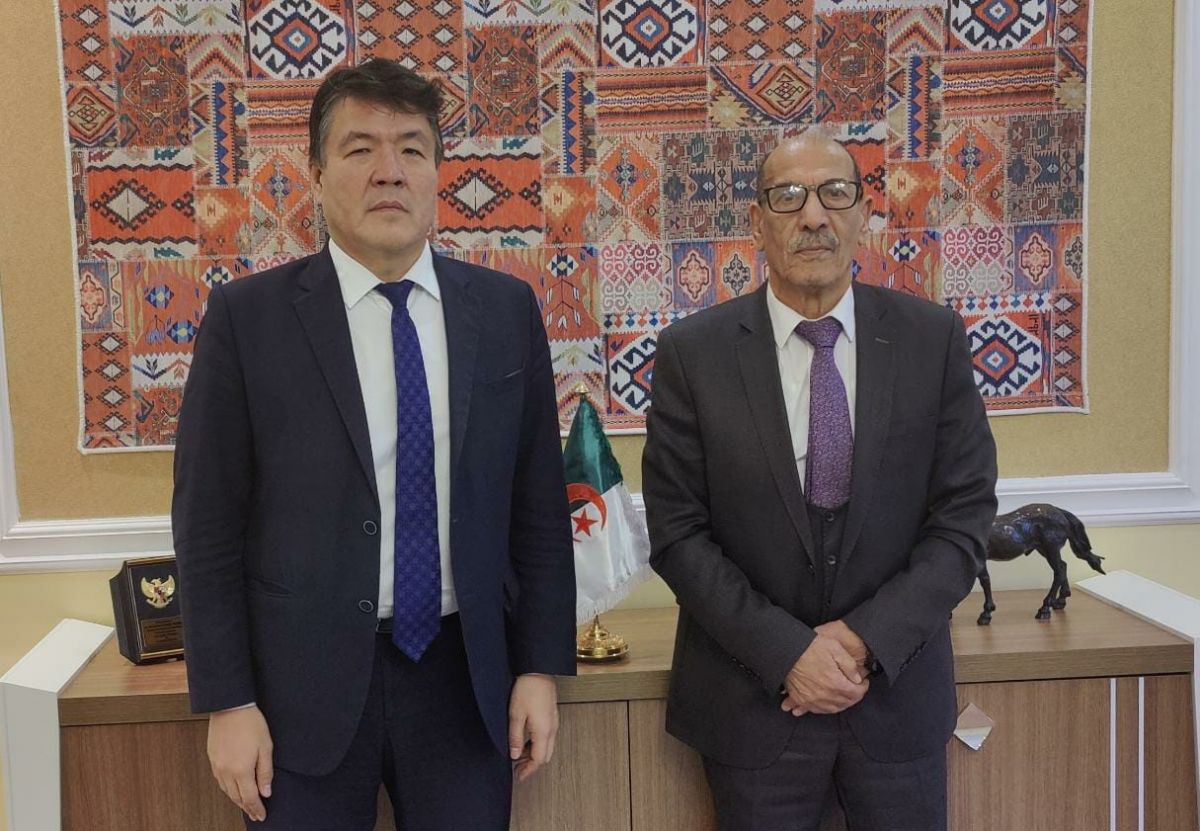 Meeting of IOFS with the Ambassador of  the Algerian People's Democratic Republic  To the Republic of Kazakhstan