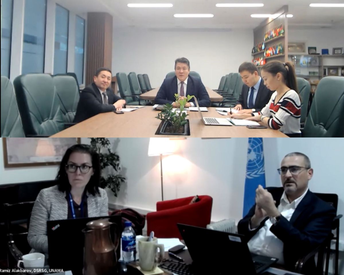 IOFS - UNAMA MEETING DISCUSSED PROSPECTS FOR COOPERATION IN PROVIDING HUMANITARIAN AID TO AFGHANISTAN 